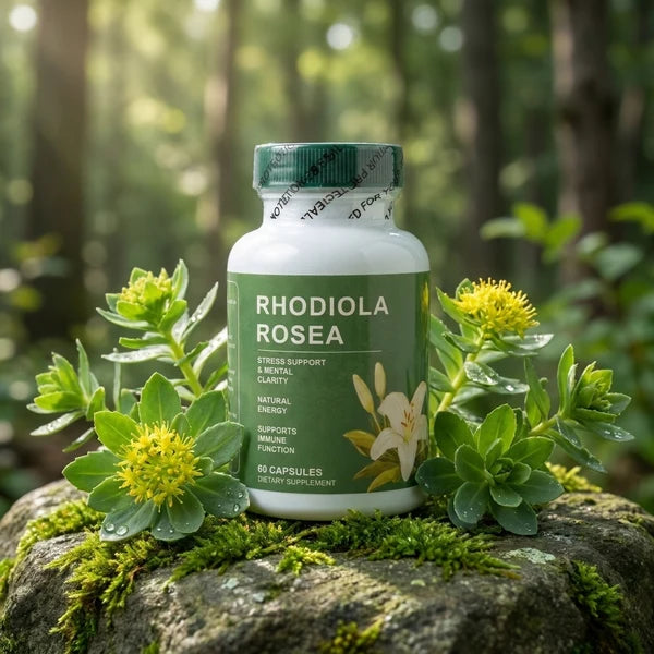 Floraviva Rhodiola Rosea | Energía, Enfoque y Apoyo frente al Estrés Diario